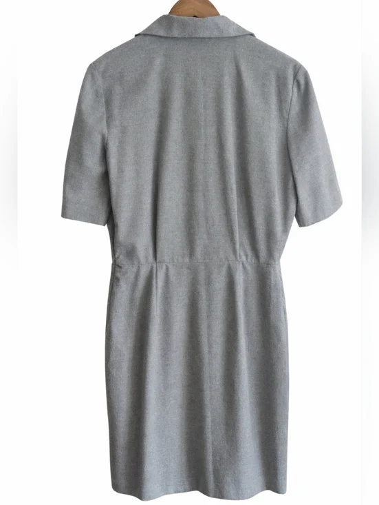 Love Moschino Gray Shirt Dress Made in Italy IT44 - Picture 2 of 7